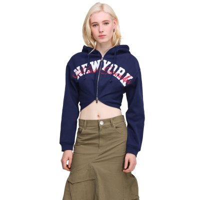 THE CANAL ST CROPPED ZIP-UP